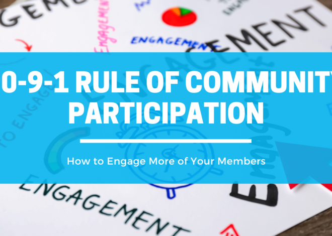 The 90-9-1 Rule of Community Participation: How to Engage More of Your Members