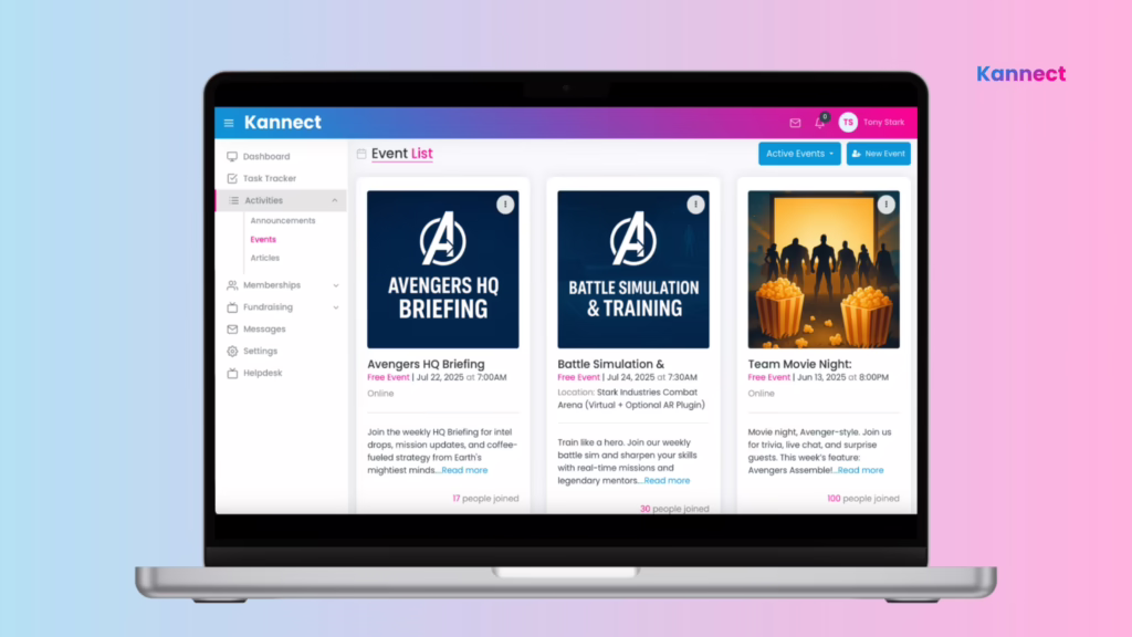 Smart communication app